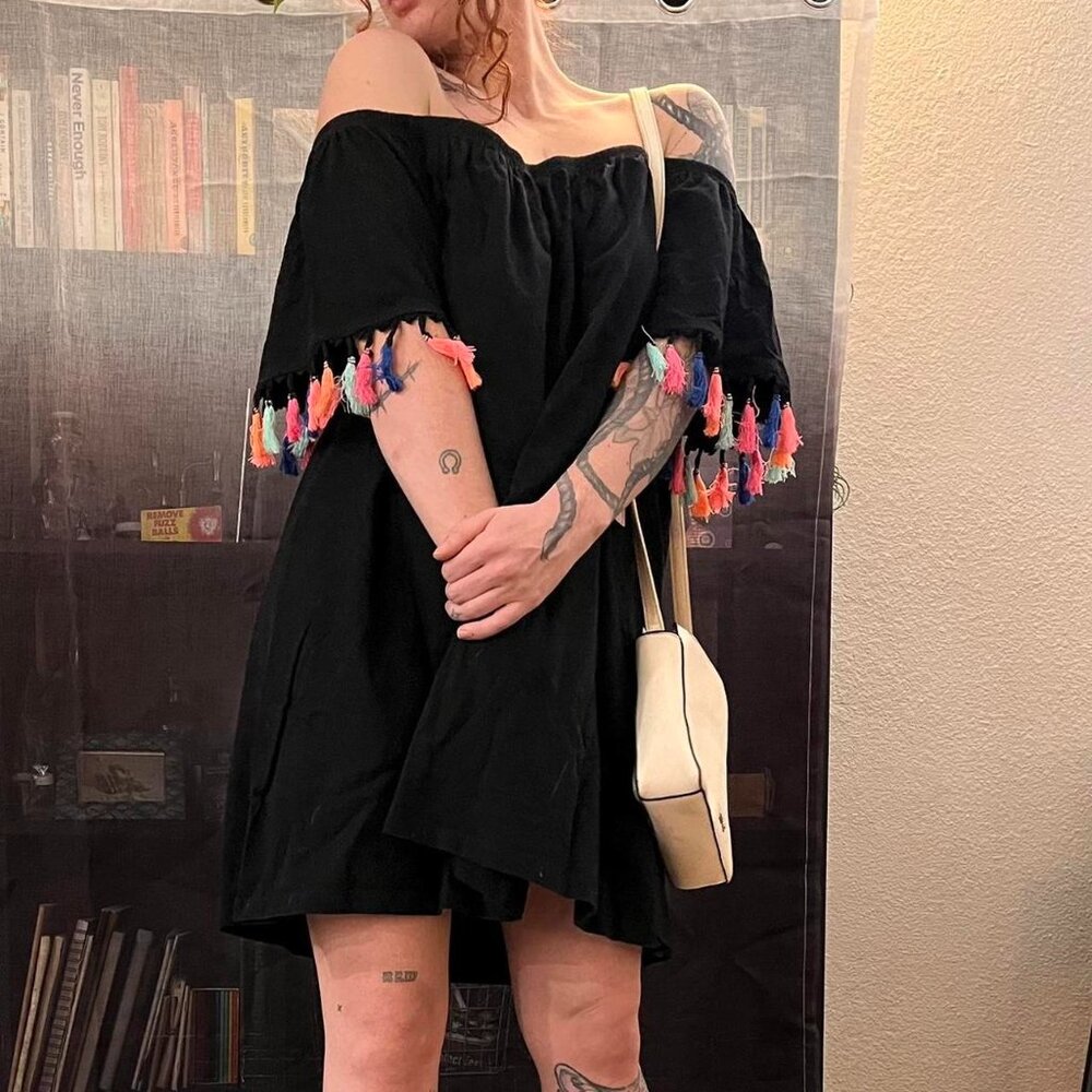 ASOS Tunic Dress with Colorful Tassels